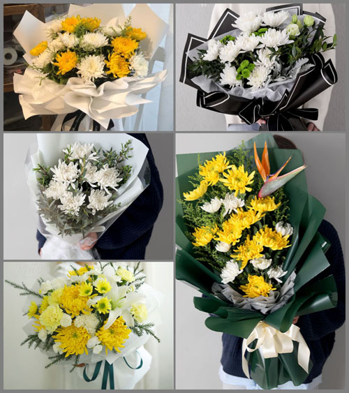 贵州毕节市金沙县茶园镇团结村白事花束代送